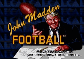 John Madden Football Title Screen